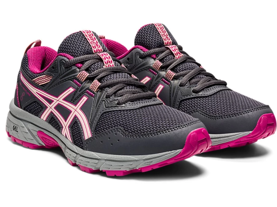 ASICS GEL-Venture 8 Kids' Running Shoes - Carrier Grey/Breeze - Trail Running Sneakers for Boys & Girls