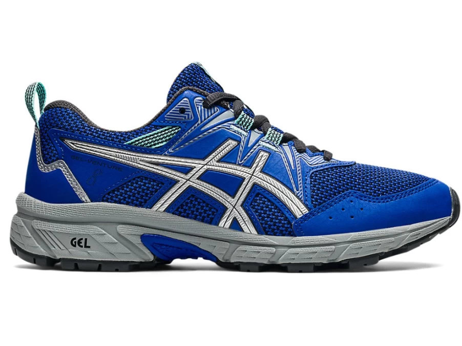 ASICS Kids GEL-VENTURE 8 Running Shoes - Lapis Lazuli Blue/Pure Silver