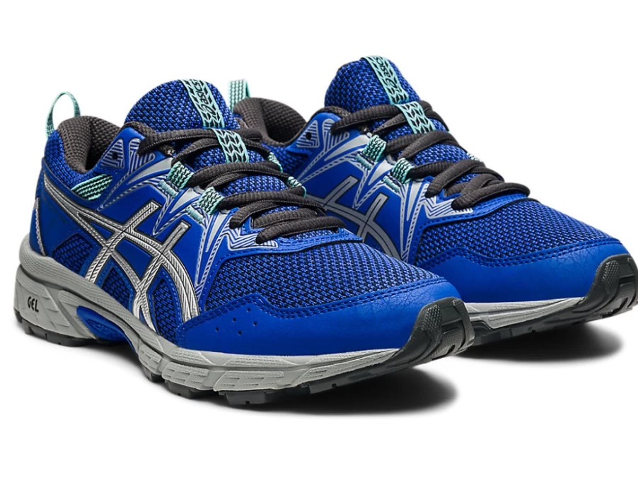ASICS Kids GEL-VENTURE 8 Running Shoes - Lapis Lazuli Blue/Pure Silver