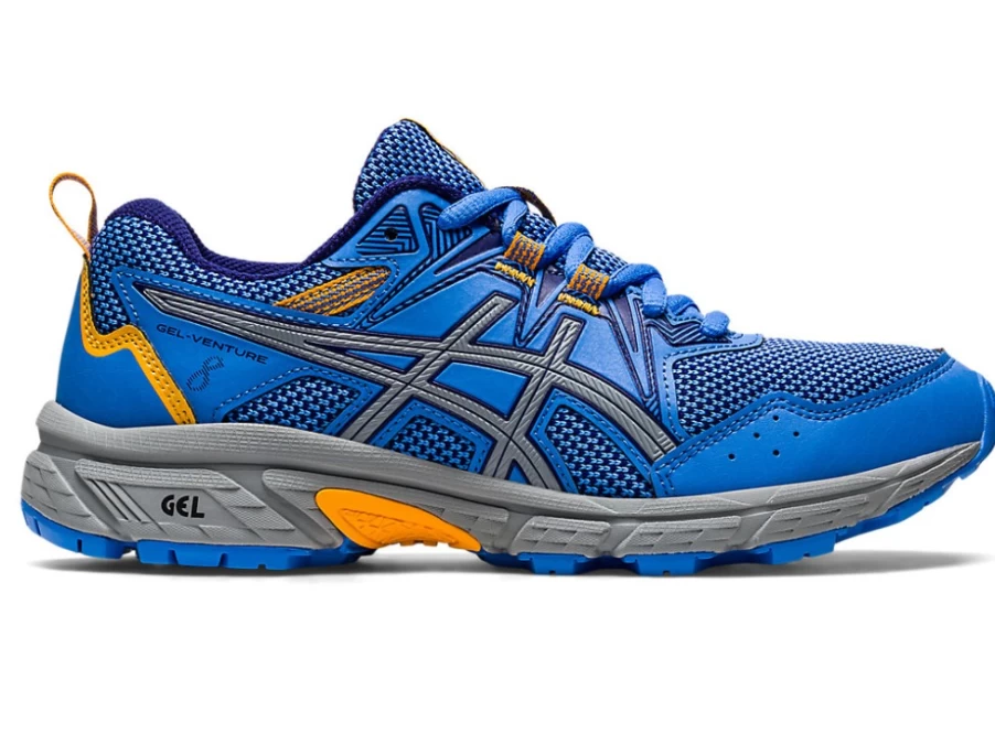 ASICS Kids GEL-VENTURE 8 Running Shoes - Blue Coast/Dive Blue - Grade School Sneakers