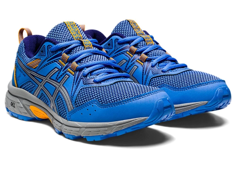 ASICS Kids GEL-VENTURE 8 Running Shoes - Blue Coast/Dive Blue - Grade School Sneakers