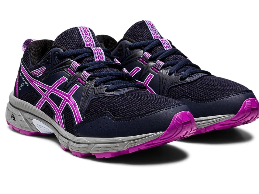 ASICS GEL-Venture 8 Kids' Running Shoes - Midnight/Orchid - Trail Running Sneakers for Boys & Girls