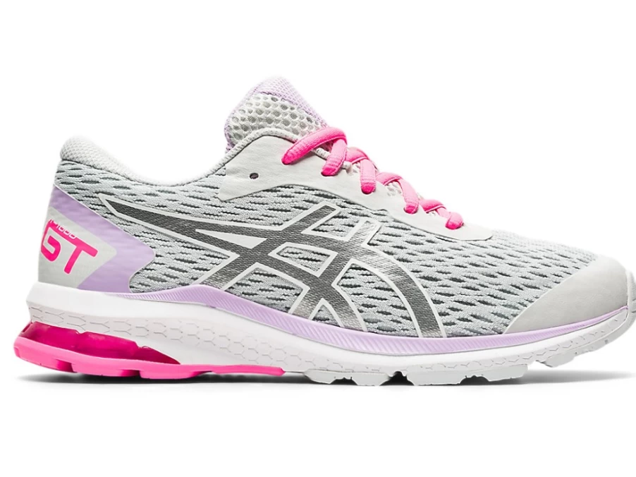 ASICS GT-1000 9 Kids' Running Shoes - Glacier Grey/Pure Silver - Grade School Sneakers