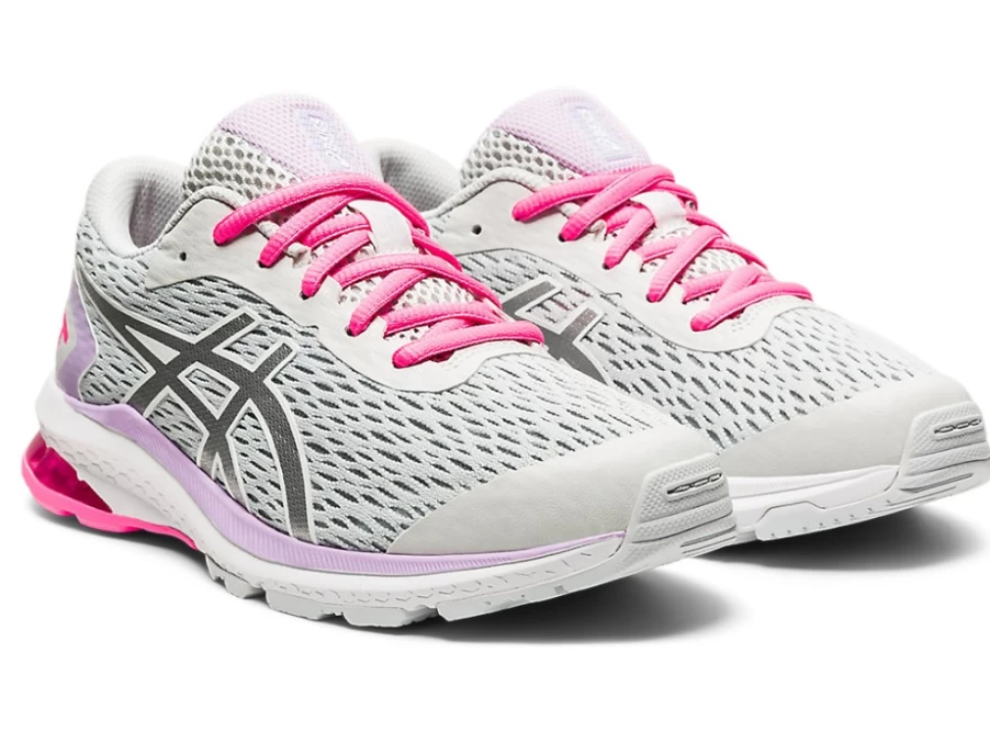 ASICS GT-1000 9 Kids' Running Shoes - Glacier Grey/Pure Silver - Grade School Sneakers