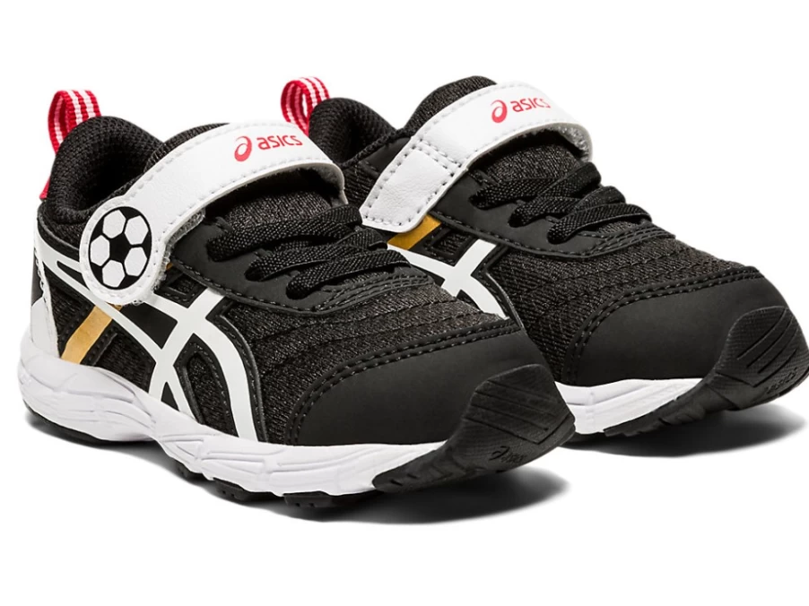 ASICS Contend 6 Kids' Running Shoes - Black/Pure Gold - Toddler Size