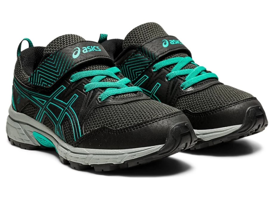 ASICS Kids PRE VENTURE 8 Preschool Shoes - Black/Baltic Jewel for Toddlers & Young Children