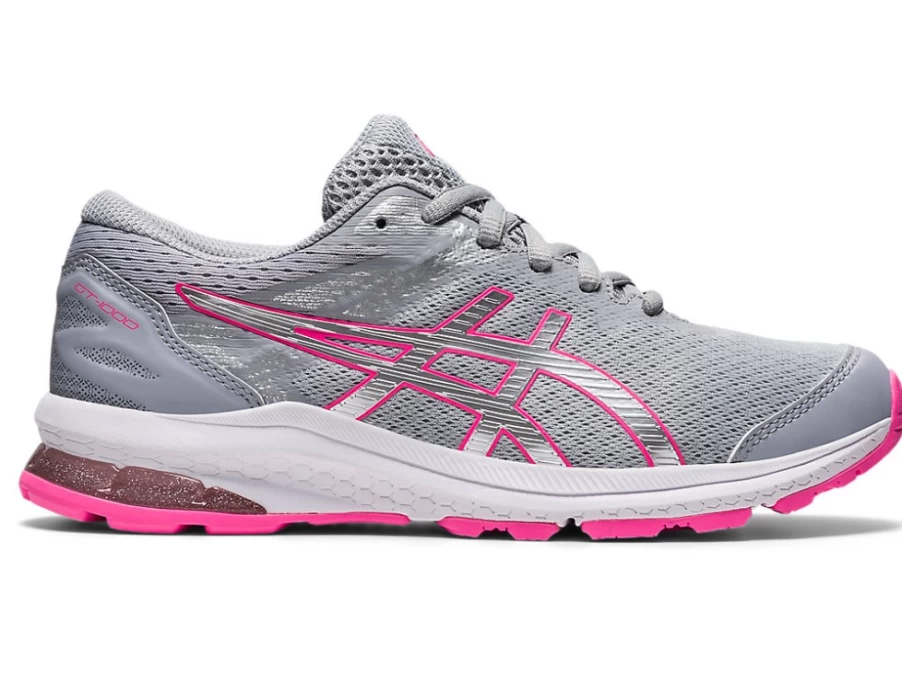 ASICS GT-1000 Kids' Grade School Running Shoes - Piedmont Grey/Pure Silver
