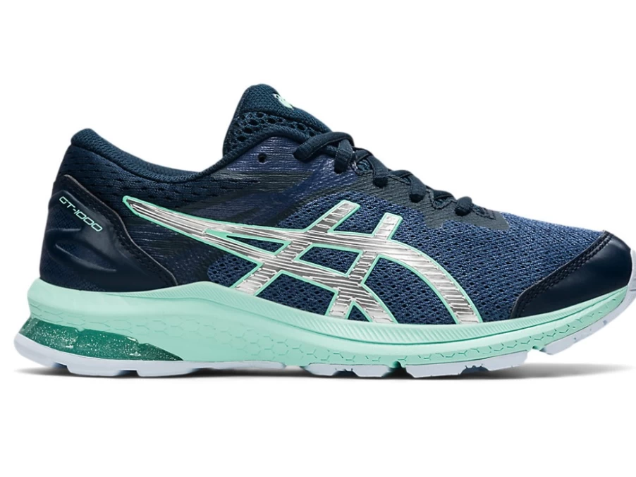 ASICS GT-1000 10 Kids' Grade School Running Shoes - Thunder Blue/Pure Silver