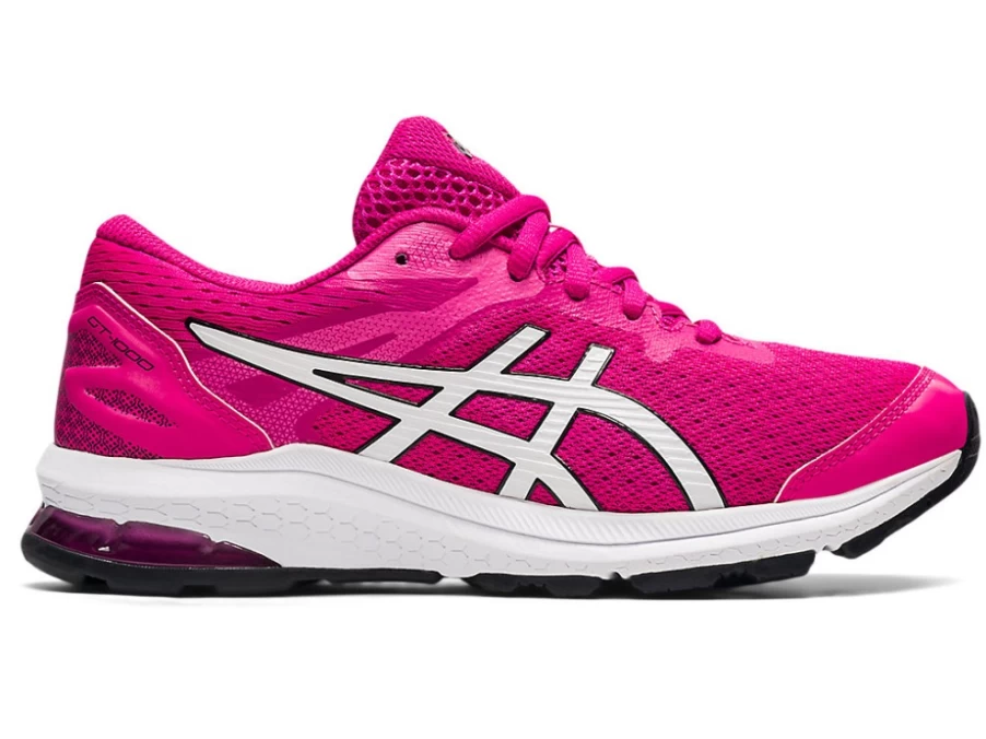 ASICS GT-1000 10 Kids' Grade School Running Shoes - Pink Rave/White