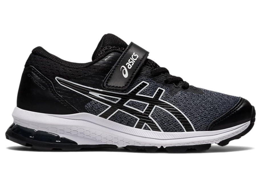 ASICS GT-1000 10 Pre-School Running Shoes for Kids - Black/White