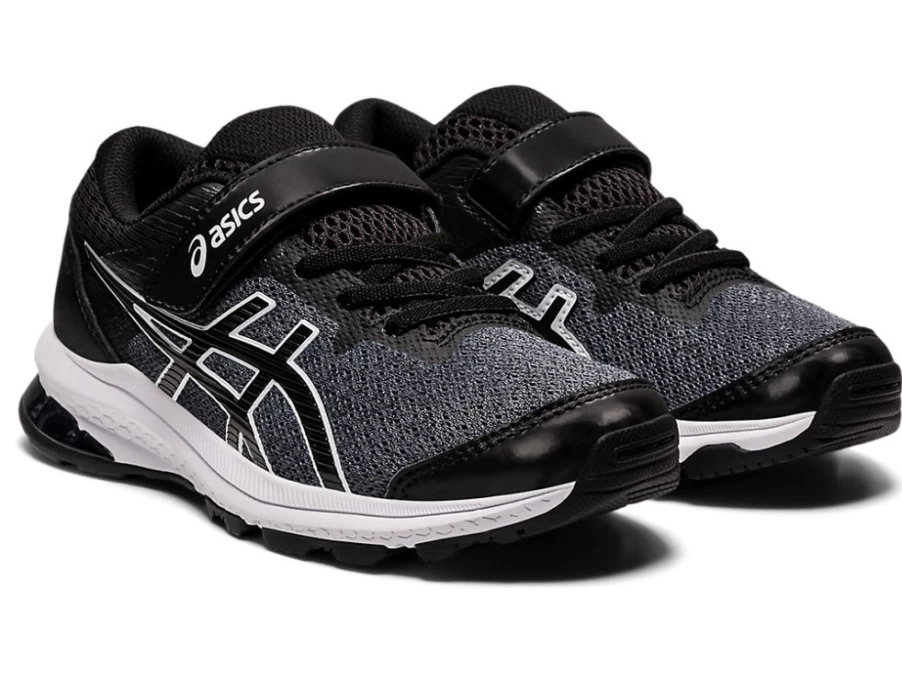 ASICS GT-1000 10 Pre-School Running Shoes for Kids - Black/White
