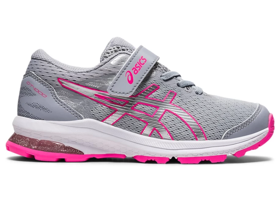 ASICS GT-1000 10 Pre-School Running Shoes for Kids - Piedmont Grey/Pure Silver