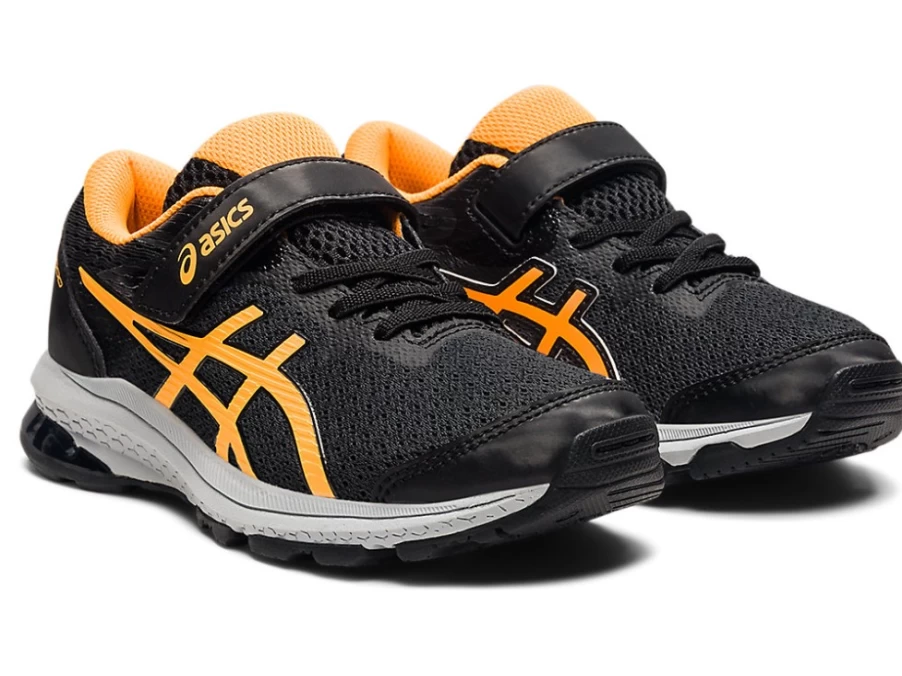 ASICS GT-1000 10 Preschool Running Shoes for Kids - Metropolis/Orange Pop