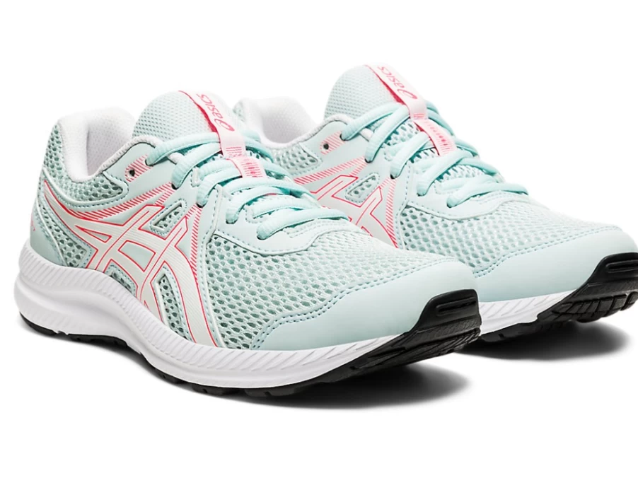ASICS Contend 7 Kids' Running Shoes - Aqua Angel/White - Grade School Sneakers
