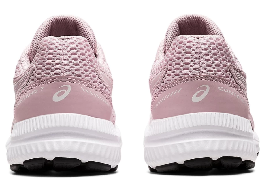 ASICS Contend 7 Kids' Running Shoes in Barely Rose/White - Grade School Sneakers