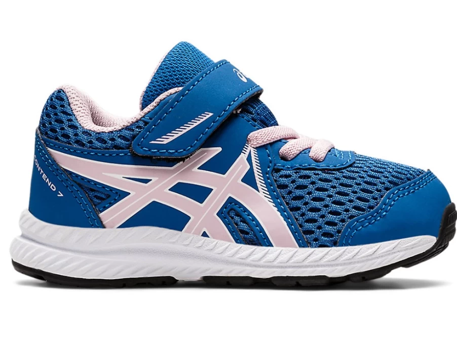 ASICS Contend 7 Toddler Shoes for Kids - Lake Drive/Barely Rose Running Sneakers