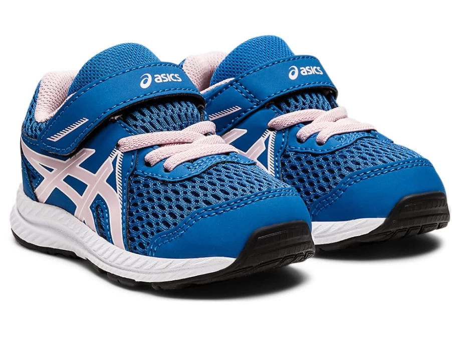 ASICS Contend 7 Toddler Shoes for Kids - Lake Drive/Barely Rose Running Sneakers
