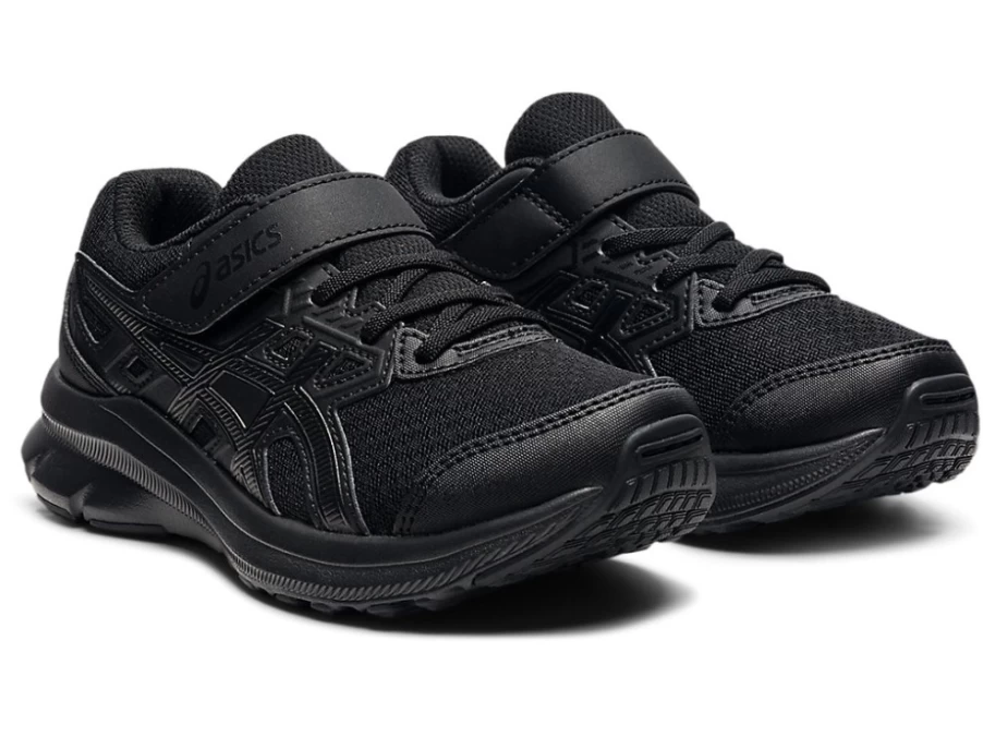 ASICS JOLT 3 Preschool Kids' Running Shoes - Black/Black