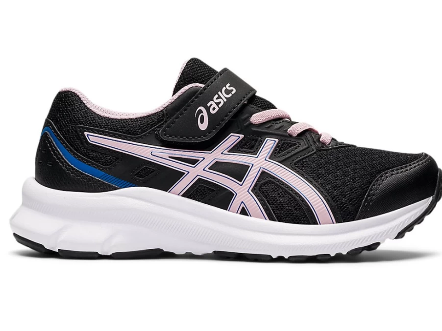 ASICS JOLT 3 Preschool Kids' Running Shoes - Black/Barely Rose
