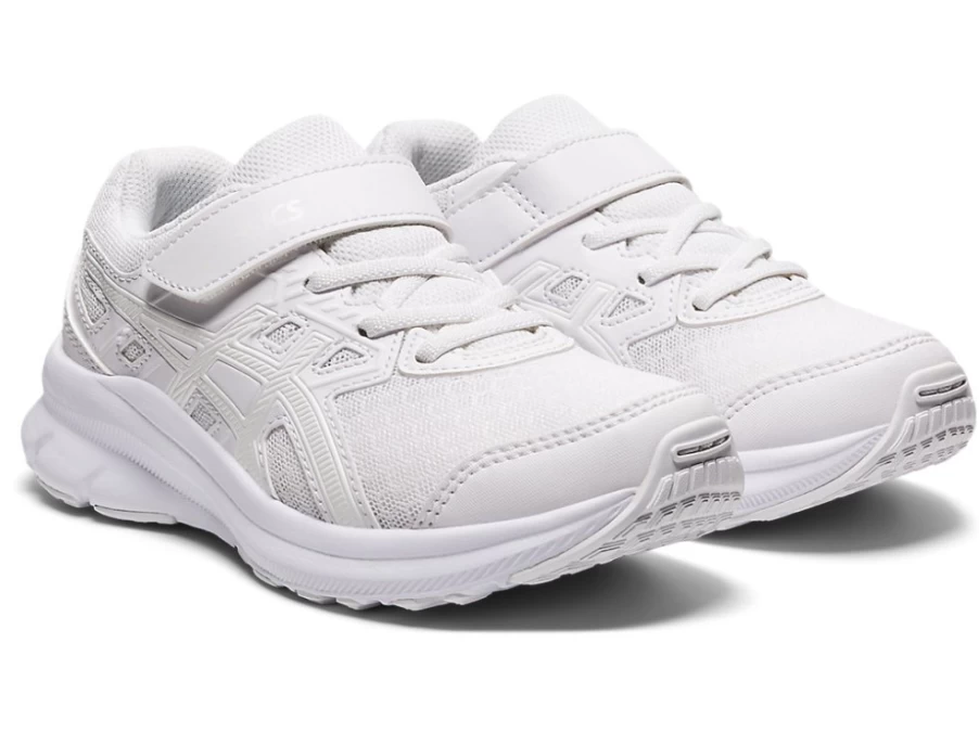 ASICS JOLT 3 Pre-School Kids' Running Shoes - White/White