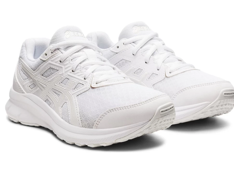 ASICS JOLT 3 Kids' Grade School Running Shoes - White/White