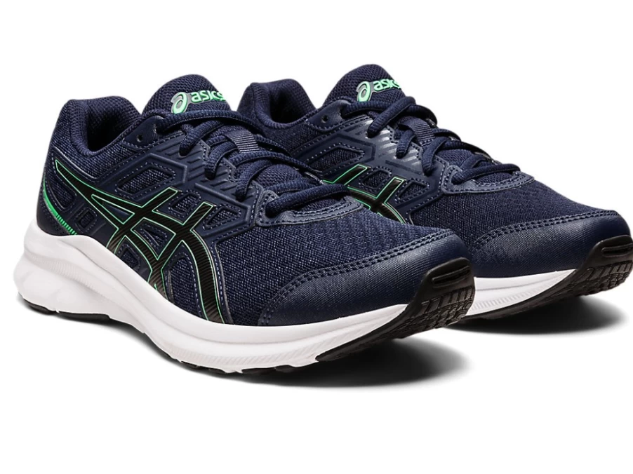 ASICS JOLT 3 Kids' Running Shoes - Midnight/New Leaf - Grade School Sneakers