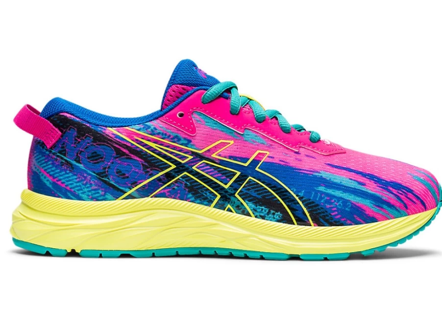 ASICS GEL-NOOSA TRI 13 Kids Running Shoes - Pink Glo/Sour Yuzu - Lightweight & Supportive