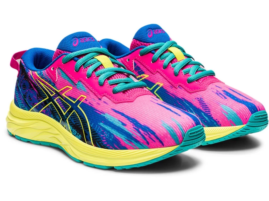 ASICS GEL-NOOSA TRI 13 Kids Running Shoes - Pink Glo/Sour Yuzu - Lightweight & Supportive