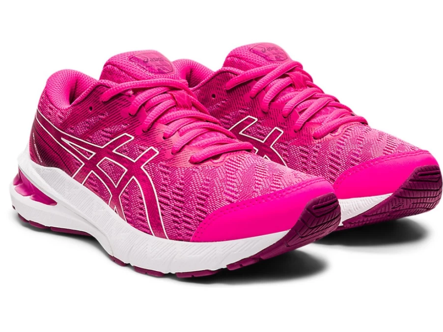 ASICS GT-2000 10 Kids' Running Shoes - Pink Glo/White | Grade School Athletic Sneakers