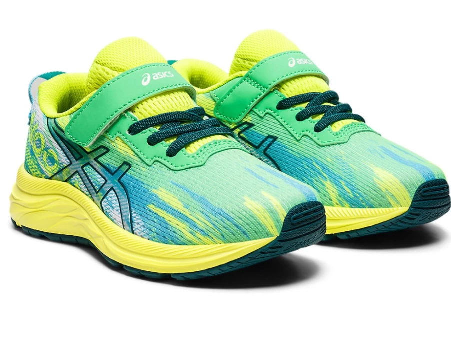 ASICS Kids PRE NOOSA TRI 13 Preschool Running Shoes - New Leaf/Velvet Pine