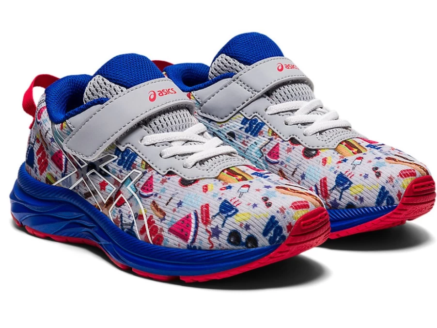 ASICS Kids PRE NOOSA TRI 13 Preschool Running Shoes - Piedmont Grey/White