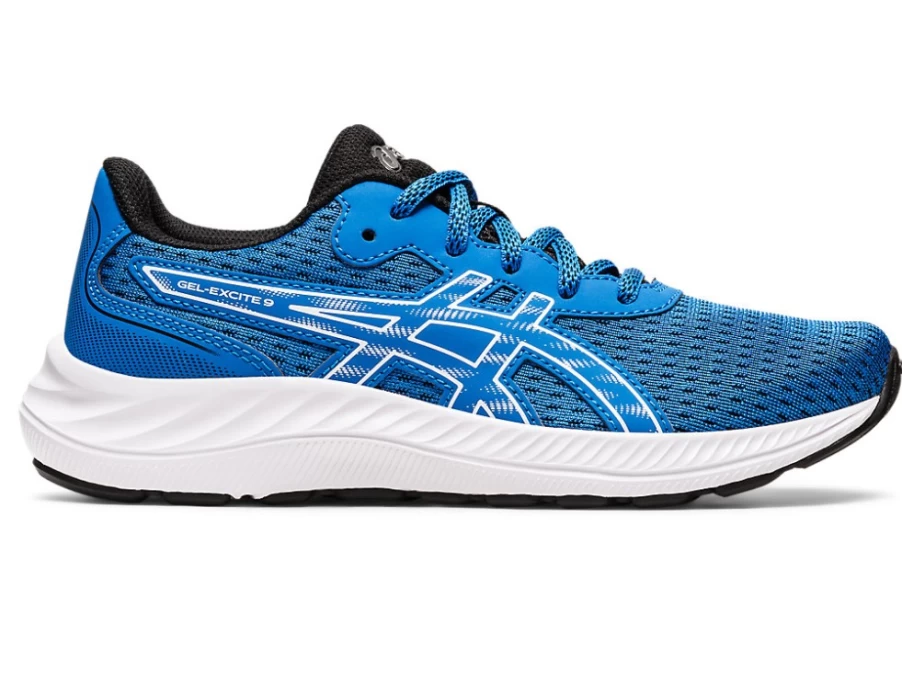 ASICS GEL-EXCITE 9 Kids' Running Shoes - Electric Blue/White - Grade School Athletic Sneakers