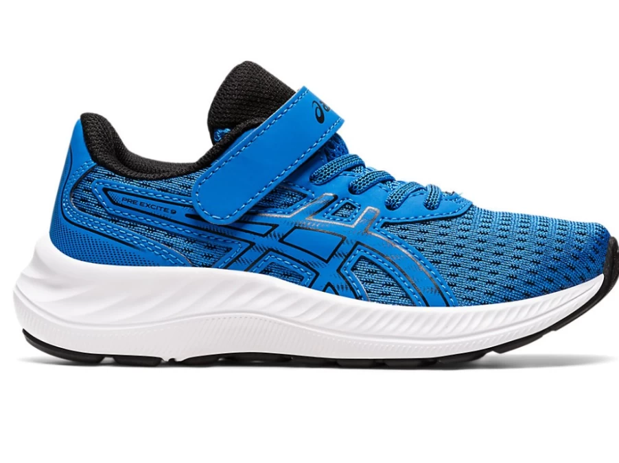 ASICS Kids PRE EXCITE 9 Preschool Running Shoes - Electric Blue/Black
