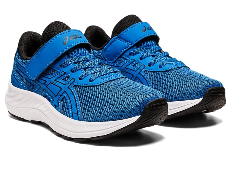 ASICS Kids PRE EXCITE 9 Preschool Running Shoes - Electric Blue/Black