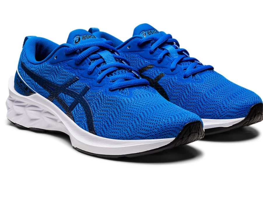 ASICS NOVABLAST 2 Kids' Running Shoes - Electric Blue/Deep Ocean - Grade School Sneakers