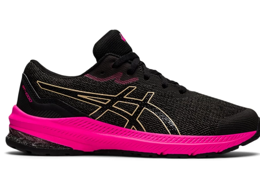 ASICS GT-1000 11 Kids' Running Shoes - Graphite Grey/Champagne - Grade School Sneakers