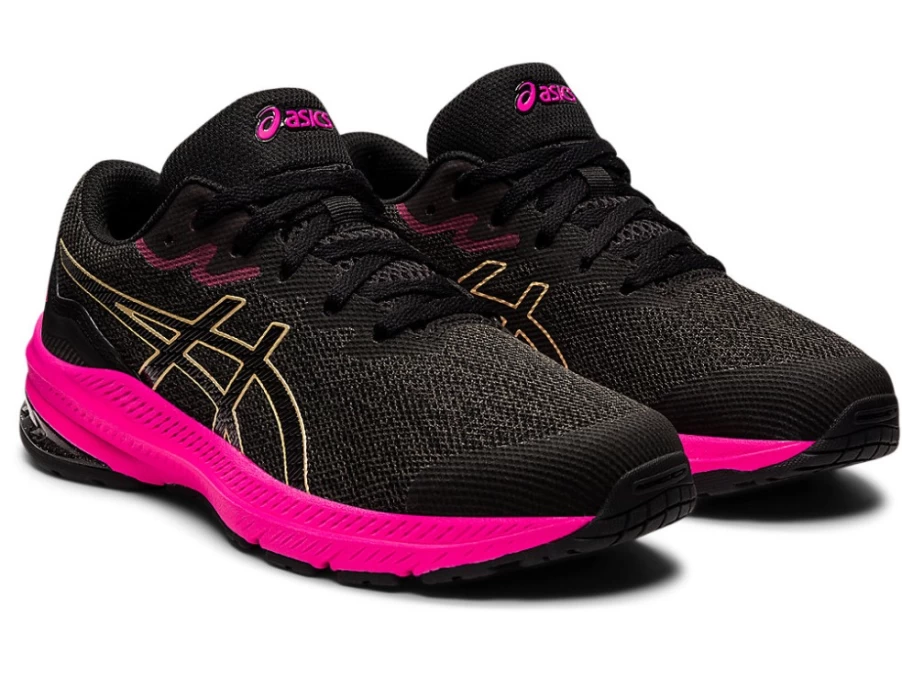 ASICS GT-1000 11 Kids' Running Shoes - Graphite Grey/Champagne - Grade School Sneakers