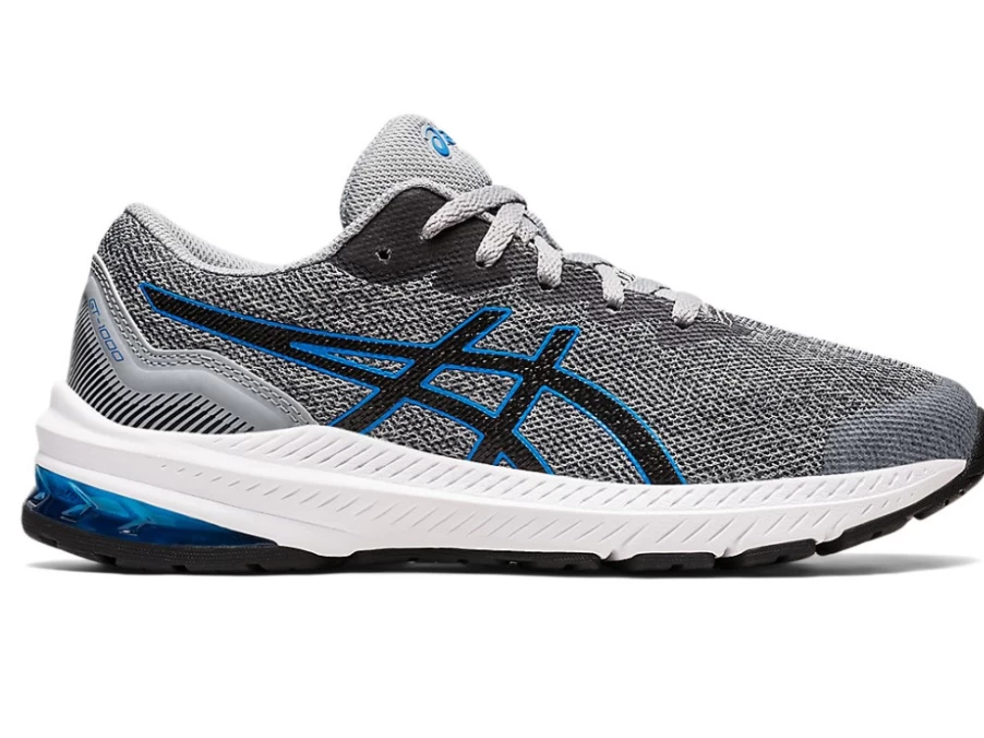ASICS GT-1000 11 Kids' Running Shoes - Sheet Rock/Black - Grade School Athletic Sneakers