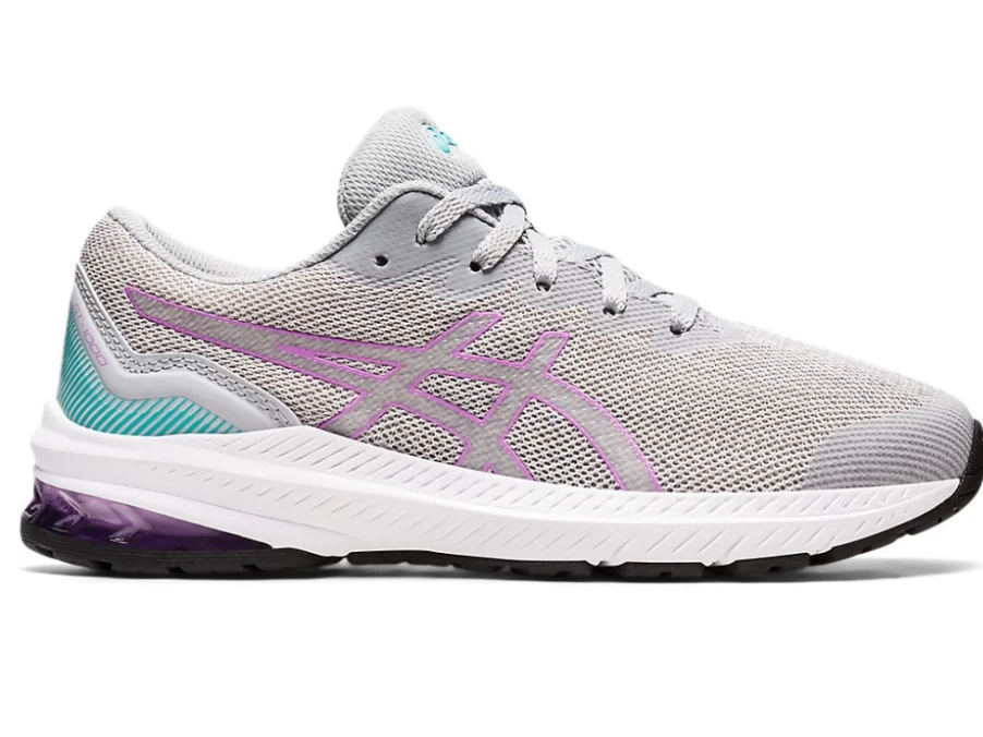 ASICS GT-1000 11 Kids' Running Shoes - Piedmont Grey/Lavender Glow - Grade School Sneakers