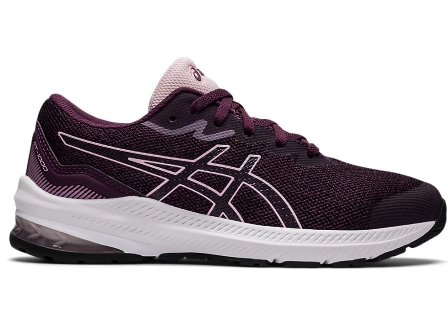 ASICS GT-1000 11 Kids' Running Shoes - Deep Plum/Barely Rose | Grade School Sneakers