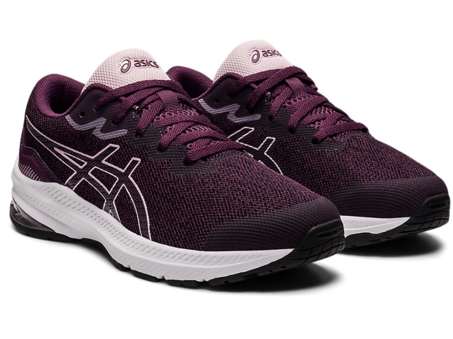 ASICS GT-1000 11 Kids' Running Shoes - Deep Plum/Barely Rose | Grade School Sneakers