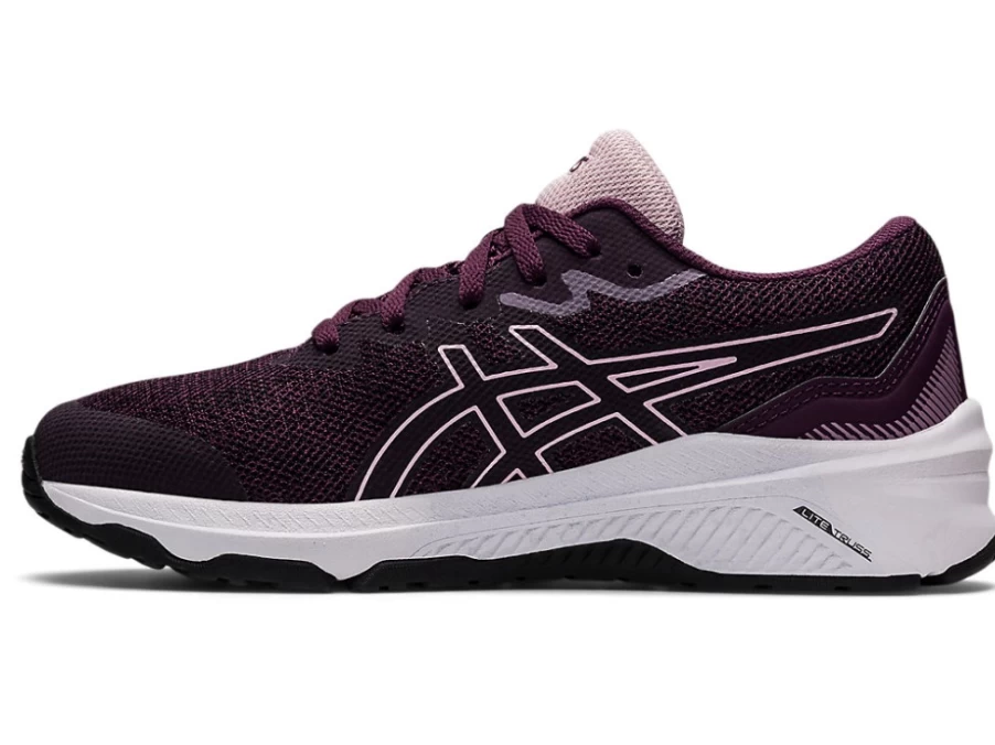 ASICS GT-1000 11 Kids' Running Shoes - Deep Plum/Barely Rose | Grade School Sneakers