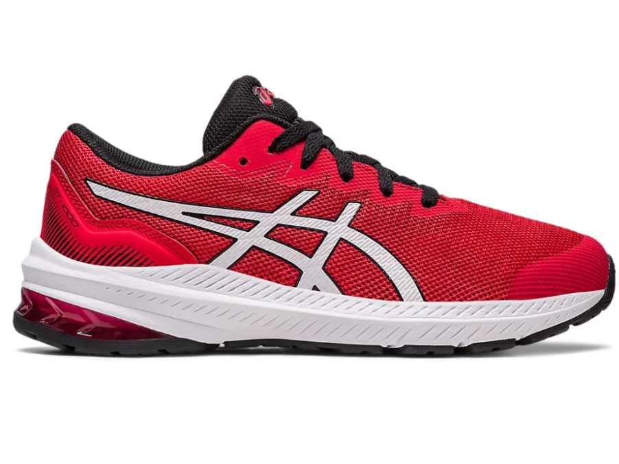ASICS GT-1000 11 Kids' Grade School Running Shoes - Electric Red/White