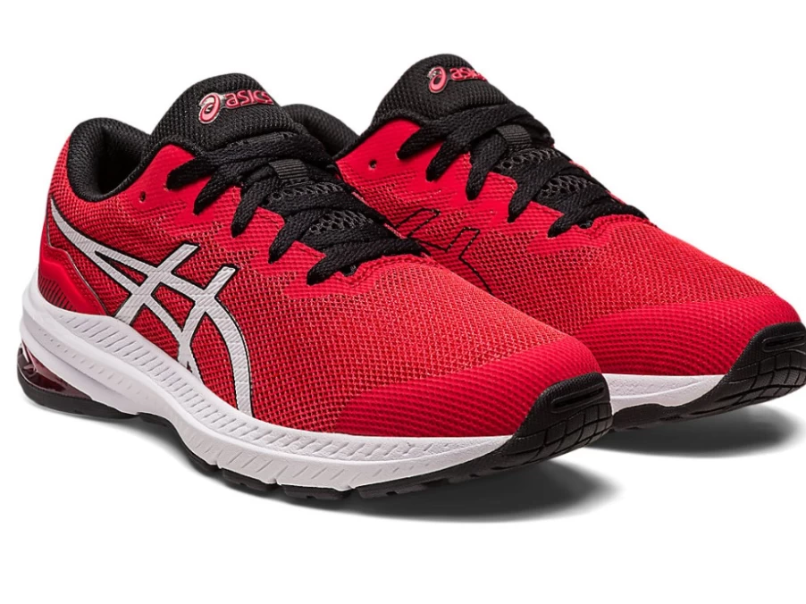 ASICS GT-1000 11 Kids' Grade School Running Shoes - Electric Red/White