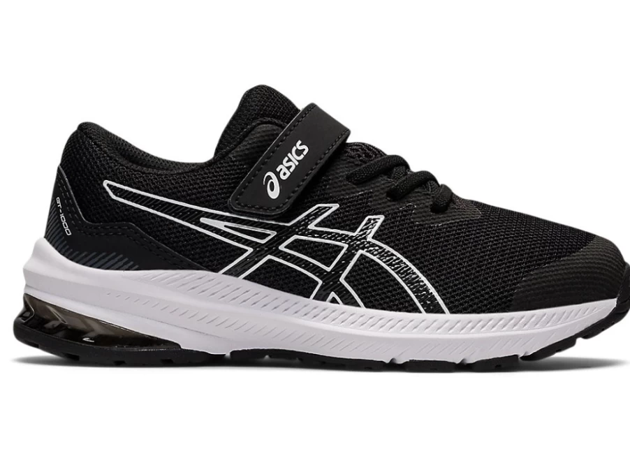 ASICS GT-1000 11 Pre-School Running Shoes for Kids - Black/White
