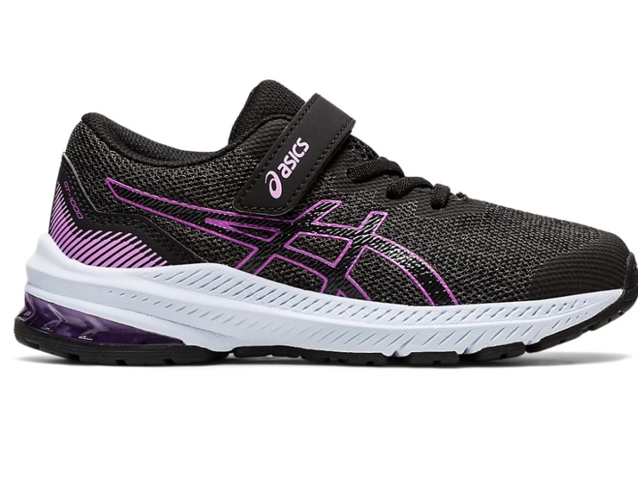 ASICS GT-1000 11 Kids' Preschool Running Shoes - Graphite Grey/Orchid
