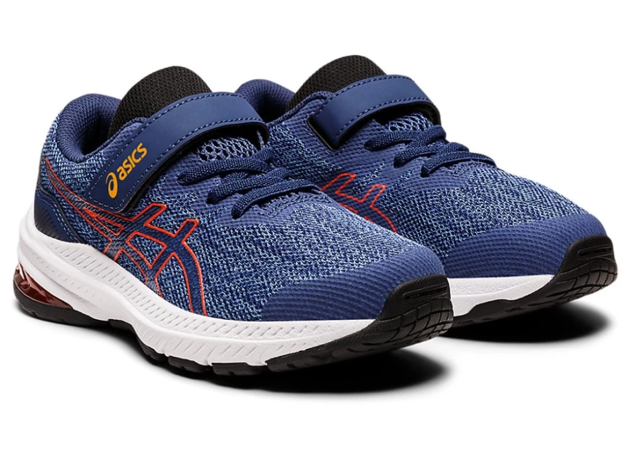 ASICS GT-1000 11 Preschool Running Shoes for Kids - Azure/Deep Ocean