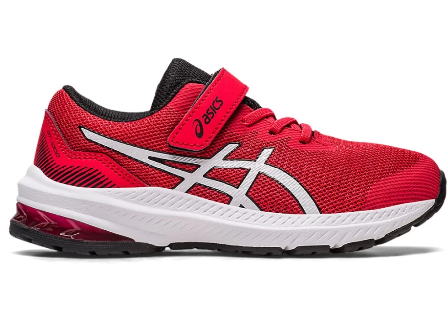 ASICS GT-1000 11 Kids' Electric Red/White Preschool Running Shoes