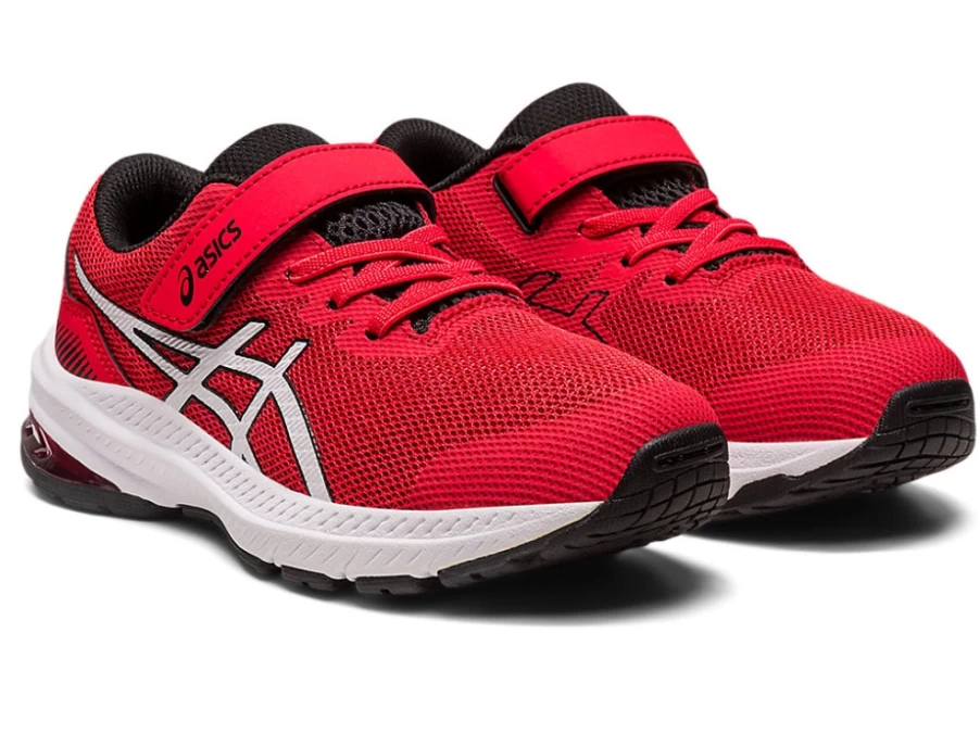 ASICS GT-1000 11 Kids' Electric Red/White Preschool Running Shoes