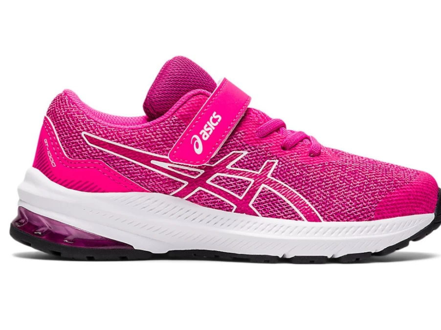 ASICS GT-1000 11 Pre-School Running Shoes for Kids - Pink Glo/White